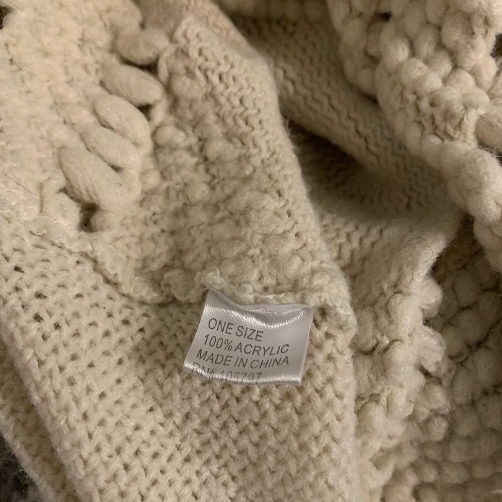 Cream Scarf - Picture 6 of 6